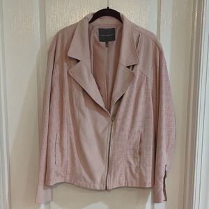 Kate & Mallory Baby Pink Blazer GUC Sz 2x